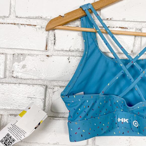 Humankind x Target Bathing Suit Top Pride Month Rainbow Sprinkles M - Picture 7 of 7